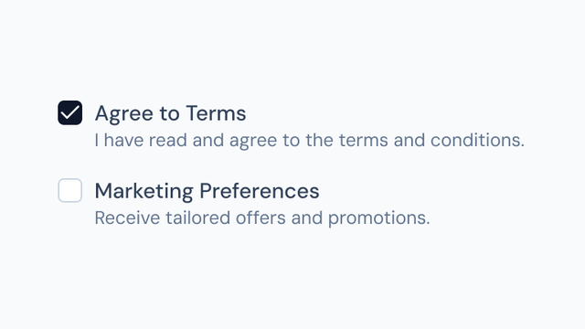 Checkbox preview